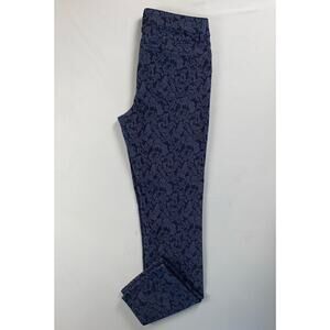 NYDJ Lift/Tuck 'Legging' Texture Jacquard 5-Pocket Jeans. Gray, Women's 8. EUC!